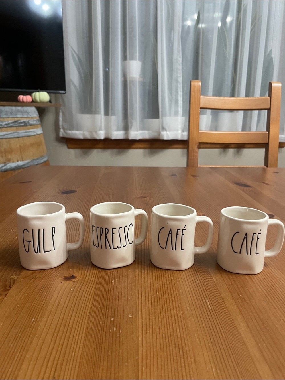 Rae Dunn Espresso Mugs